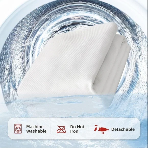 Premium White Waterproof + Heated Mattress Protector • Full Size • New - Picture 6 of 6